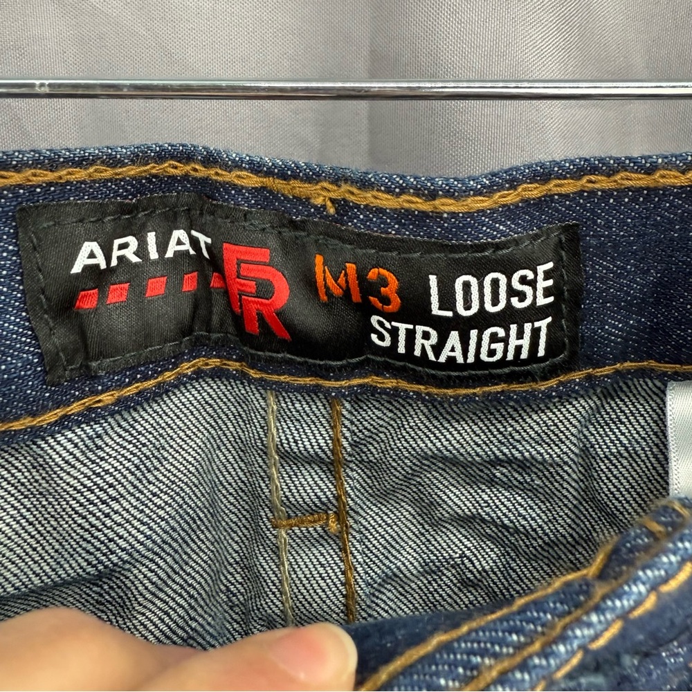 Ariat FR M3 Cat2 Loose Fit Straight Leg Jeans Size 42x32 NWT - Picture 3 of 10